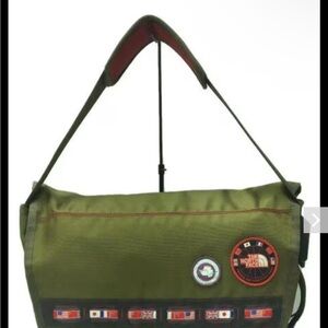 The North Face Olive Green Messenger Bag